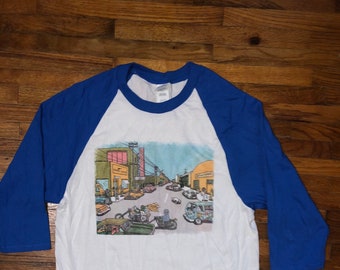 Muppets Shakedown street 3/4 sleeve Baseball Shirt Grateful Dead Inspired grateful dead store, grateful dead shirts, grateful shirt
