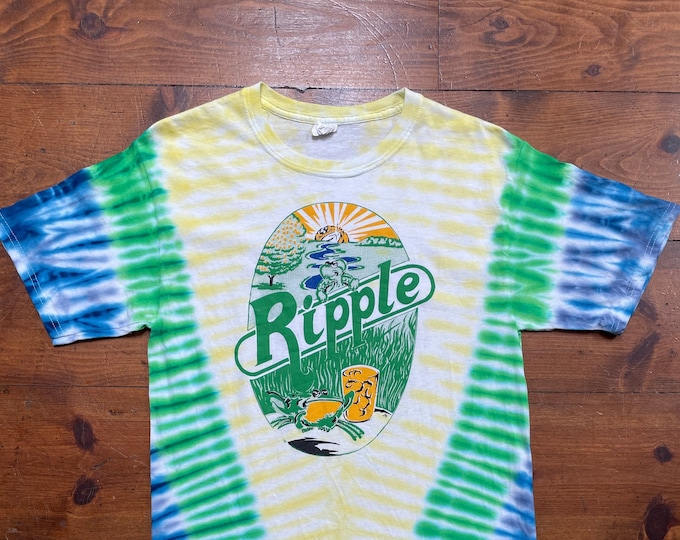 RIPPLE Grateful Dead Inspired short sleeve Shirt Grateful Dead AUTHENTIC tour LOT Shirt