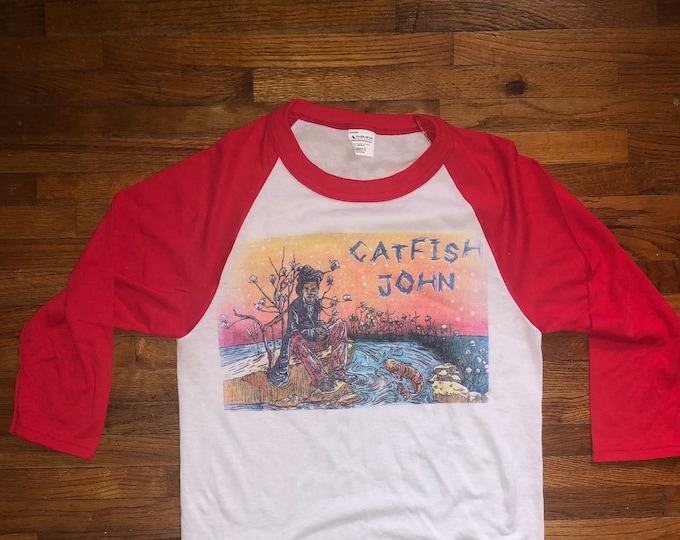 Catfish John Mens Baseball 3/4 sleeve raglan style shirts Dead Inspired grateful store, grateful shirts