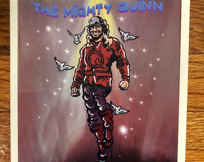 LiveGrateful.net original Mighty Quinn Vintage Sticker  Dead Lots Stickers 6' x 4"