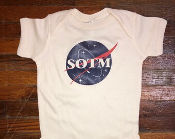Standing on the Moon Baby onesies LiveGrateful GD inspired Babby Onsies sizes NB. 6m, 12m, 18m, 24m