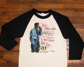 On the road  cassidy inspired by jack inspired Baseball shirt Dead Inspired. High End. Think deadagonia.