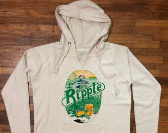 Ripple Hoodie Unisex Boho Reverse French Terry Hoodie. very nice new school. classic Inspired from tour starting 1988 original artist