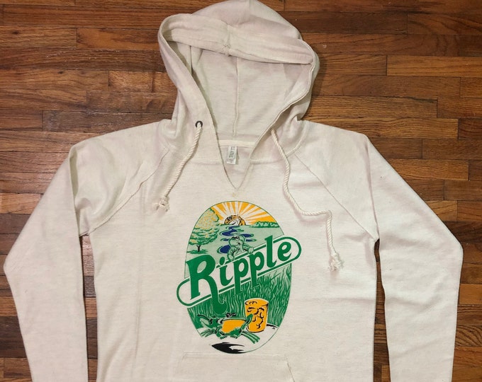 Ripple Hoodie Unisex Boho Reverse French Terry Hoodie. very nice new school. classic Inspired from tour starting 1988 original artist