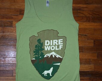 Dire Wolf Dead Inspired Womens Tank top