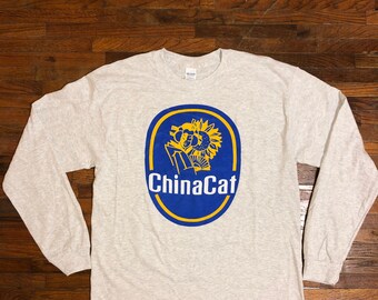 China Cat Sunflower Long Sleeve LiveGrateful.net Original