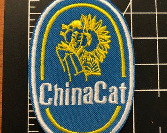 China Cat Sunflower Iron ON Patch. Inspired By the Grateful Dead Song