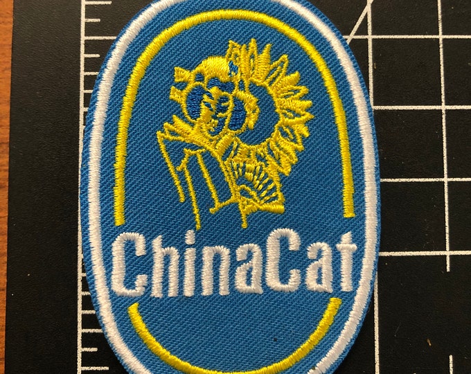 China Cat Sunflower Iron ON Patch. Inspired By the Grateful Dead Song PatchMafia.com