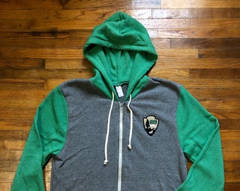 Dire Wolf Organic Cotton ZIp up Hoodie Vintage Grateful Dead. think deadagonia. Very NICE!