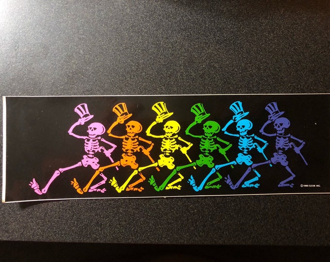 Dancing Skelton Vintage Stickers Limited Edition Vintage Stickers Grateful Dead officially licensed