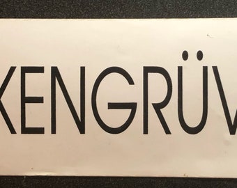 FUKENGRUVEN VINTAGE Grateful dead bumper sticker
