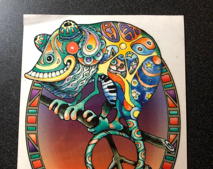 Trippy Lizard Vintage Grateful Dead stickers grateful dead store, grateful dead stickers, grateful stickers