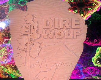 Dire Wolf Sculpture Wall Décor