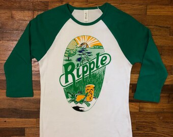 Ripple Womens Baseball style SIZE SMALL  grateful dead shirt
