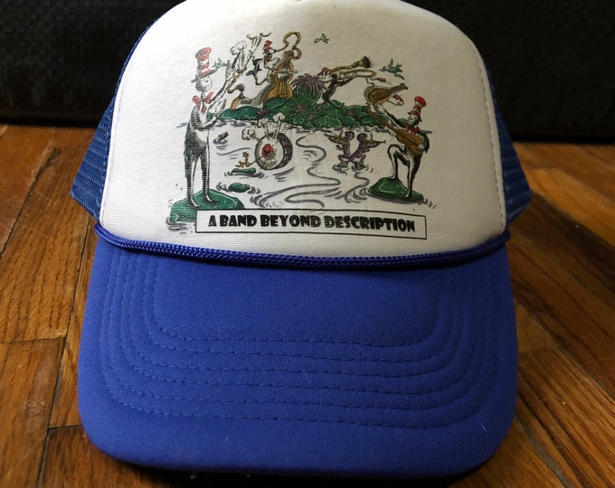 A Band Beyond Description Music Never Stopped Snapback trucker hat. very Kind. High end surfer style