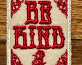 Be Kind Iron on EarthKindLife Patch's LiveGrateful Licenced Patches PatchMafia.com