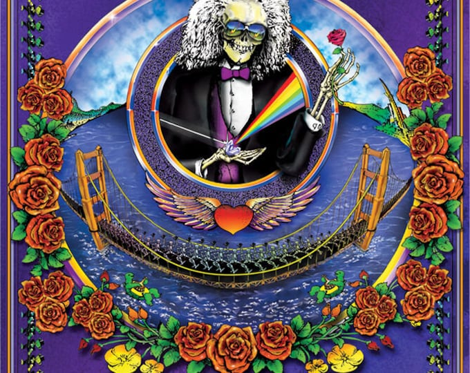 Deadheads Across Golden Gate (Regular) Regular Poster Size: 24x36 (sb)