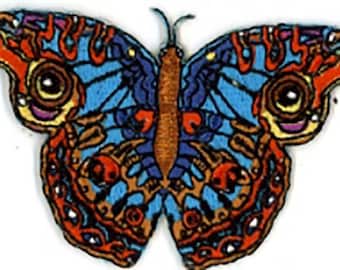 Butterfly Iron on Psychedelic Patchs LiveGrateful inspired Patches PatchMafia.com