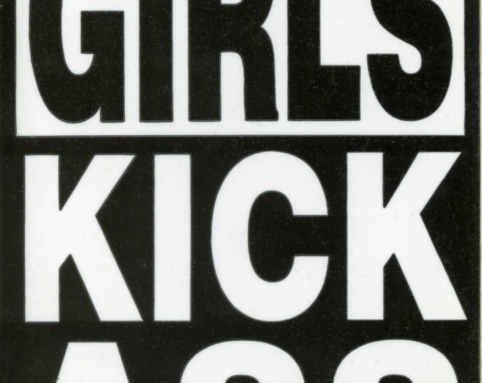 GIRLS KICK ASS Authentic Grateful Dead lot bumper stickers. From the 80s grateful dead store, grateful dead Stickers, grateful merch