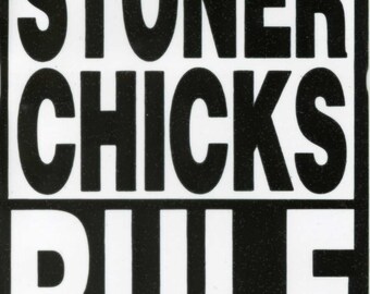 STONER CHICKS RULE Authentic Grateful Dead lot bumper stickers. From the 80s grateful dead store, grateful dead Stickers, grateful merch