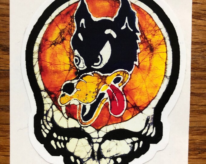 Wolf Vintage Grateful Dead stickers grateful dead store, grateful dead stickers, grateful stickers