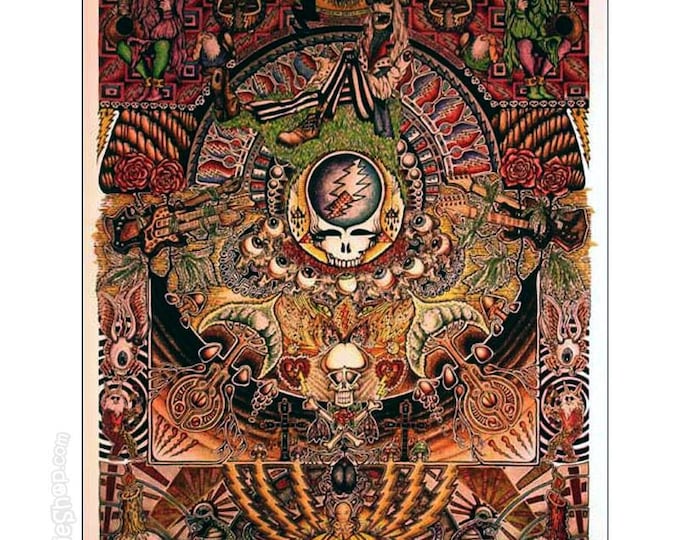 Grateful Dead Collage Poster