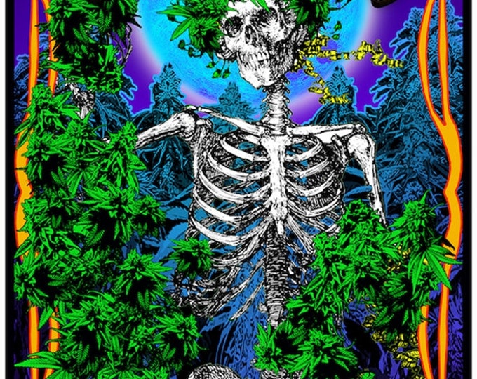 Grateful Dead BLACK LIGHT POSTER Officially Licensed   24" x 36"