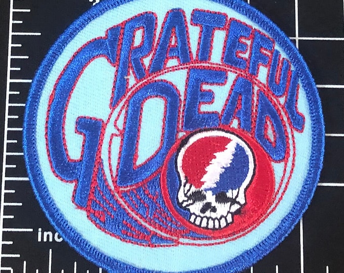 10 options Grateful Dead officially licensed Iron on embroided patch GDM PatchMafia.com