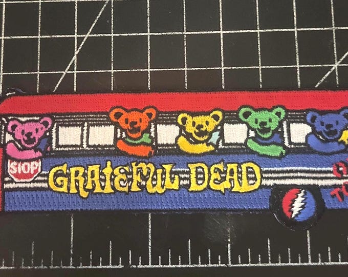 Multiple Grateful Dead Iron on Patch's Limited-Edition Vintage Authentic High End Deadagonia Grade. Very Kind, PatchMafia.com PatchMafia.com