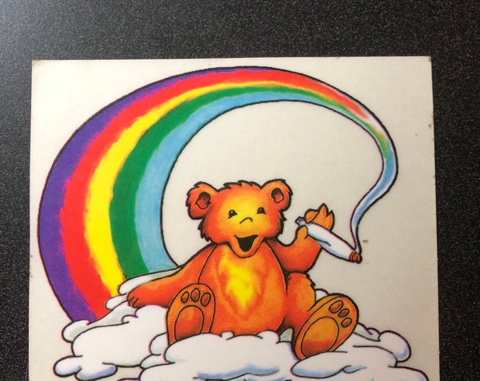 BEAR RAINBOW JAY Vintage Grateful Dead Lot Stickers grateful dead store, grateful dead stickers, grateful stickers