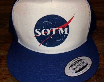 Stnding on the Moon Snapback trucker hat