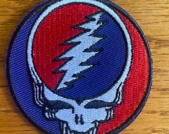 Multiple Grateful Dead Iron on Patch's Limited-Edition Vintage Authentic High End. PatchMafia.com