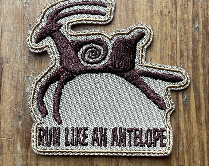 Antelope Iron ON Patch. Inspired Phish Patch from the Song Run like and Antelope PatchMafia.com
