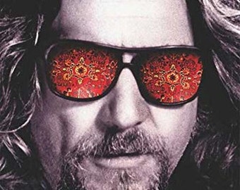 Big Lebowski Glasses Regular Poster Size: 24x36