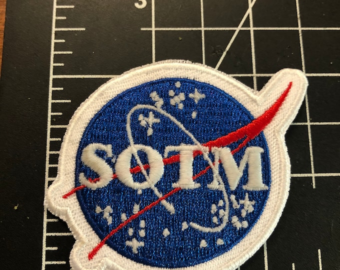 SOTD Standing on the MOON Glow in the Dark Iron ON Patch. Inspired By the Grateful Dead Song Standing on the Moon PatchMafia.com