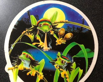 Frog Rasta Vintage Grateful Dead stickers grateful dead store, grateful dead stickers, grateful stickers
