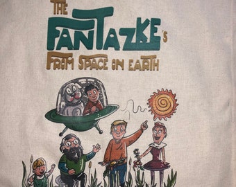 FANTAZKE TOTE " From Space On Earth" Grateful dead store, grateful dead merch, grateful dead Bag, Grateful Dead Tote, Grateful Dead purse