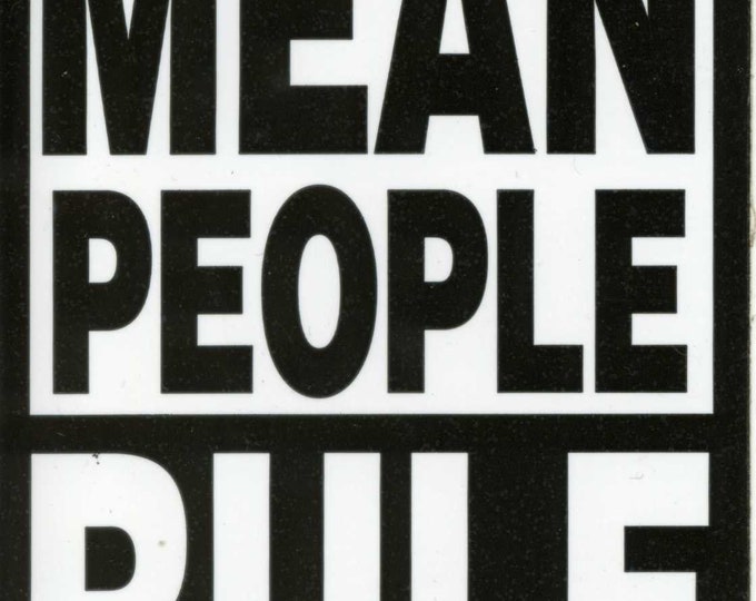 MEAN PEOPLE RULE Authentic Grateful Dead lot bumper stickers. From the 80s grateful dead store, grateful dead Stickers, grateful merch