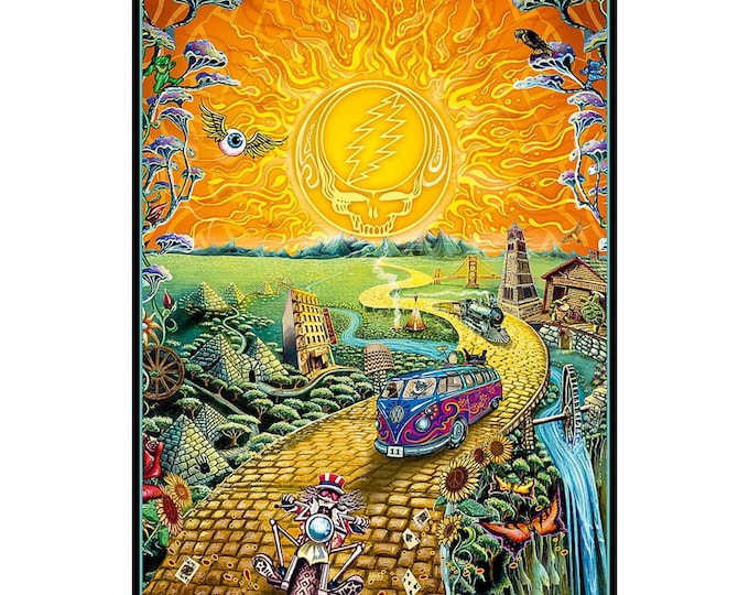 Golden Road Grateful Dead Officially Licensed   24" x 36"