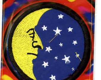Sleepy Moon Iron on Psychedelic Dead patch PatchMafia.com