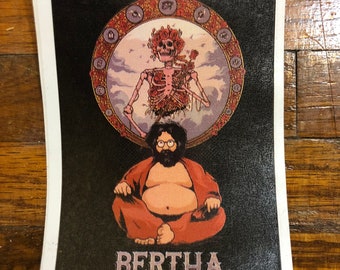 Jerry buddha  Vintage Grateful Dead stickers grateful dead store, grateful dead stickers, grateful stickers