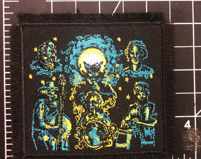 Wolf Brothers Bob Weir Tribute Iron ON Patch. Bob Barlow, Rob Wasserman Jay Lane Don Was PatchMafia.com