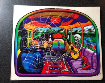 School Bus Dead Head Vintage Grateful Dead stickers grateful dead store, grateful dead stickers, grateful stickers