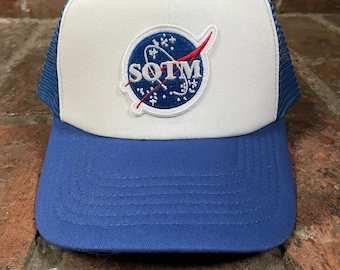 Stnding on the Moon Snapback trucker hat