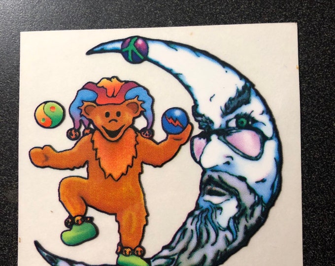 Bear and Jerry Moon Vintage Grateful Dead stickers grateful dead store, grateful dead stickers, grateful stickers