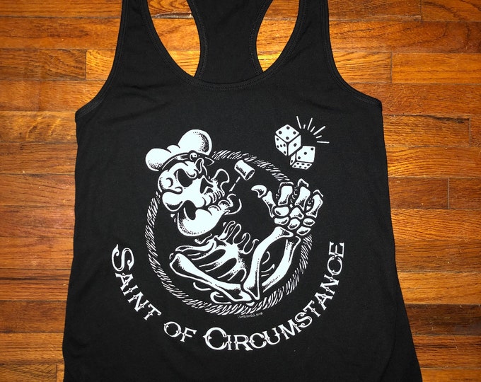 Saint of Circumstance Grateful Dead Inspired Womens Racerback Tank top