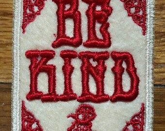 Be Kind Iron on EarthKindLife Patch's LiveGrateful Licenced Patches