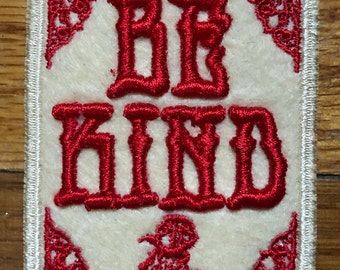 Be Kind Iron on EarthKindLife Patch's LiveGrateful Licenced Patches PatchMafia.com