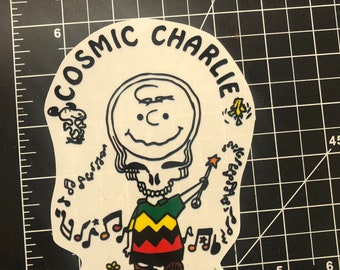 Cosmic Charlie Vintage Authentic Grateful Dead lot stickers From the 70s and 80s grateful dead store, grateful dead STICKERS vintage