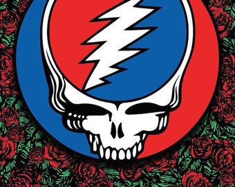 Grateful Dead Steel Your Face Poster 24x36 Officially licensed by GDM